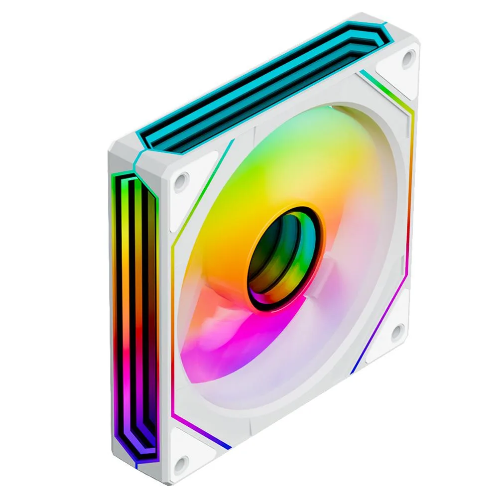 Jungle Leopard Jungle Leopard Prism6 PRO ARGB 120mm Case Fan White 1-Pack — foto do produto
