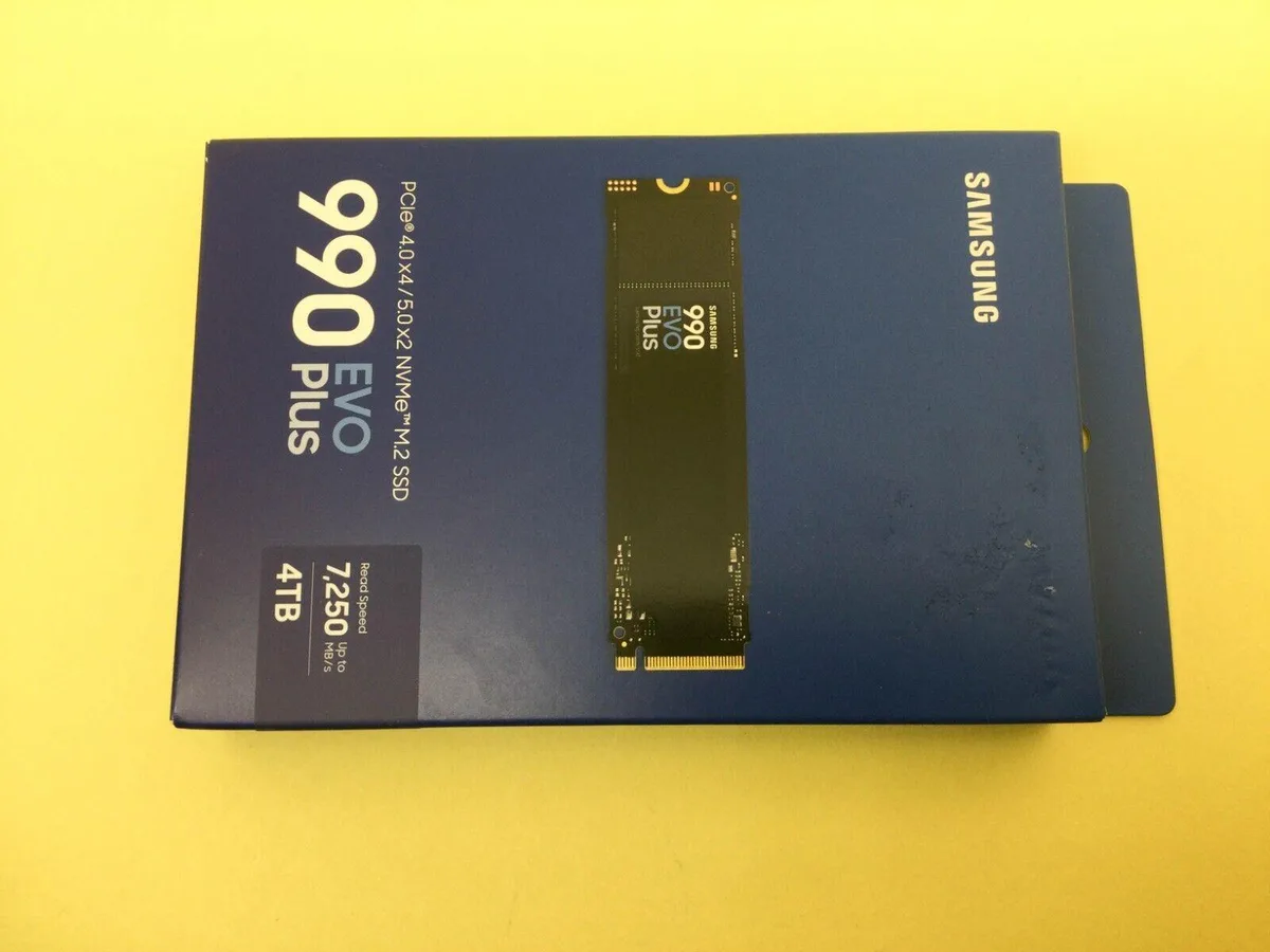 SAMSUNG SAMSUNG 990 EVO Plus 4TB M.2 2280 NVMe internal SSD MZ-V9S4T0 — product photo