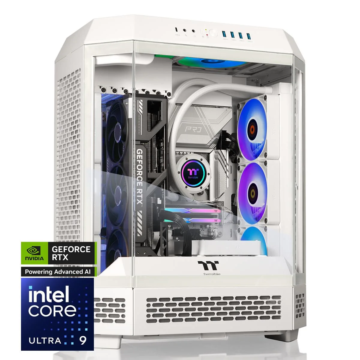 Thermaltake Thermaltake Reactor u2880S T6WT-Z890-580-LCS gaming PC Intel Core Ultra 9 285K 32GB DDR5 RTX 5080 2TB — photo du produit