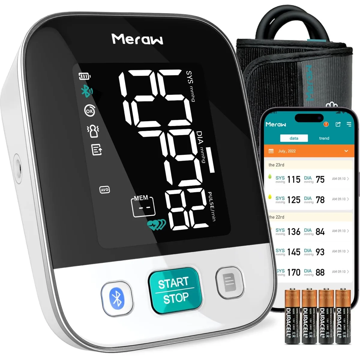  Meraw Cedar TMB-2084-010 Blood Pressure Monitor White — снимка на продукта