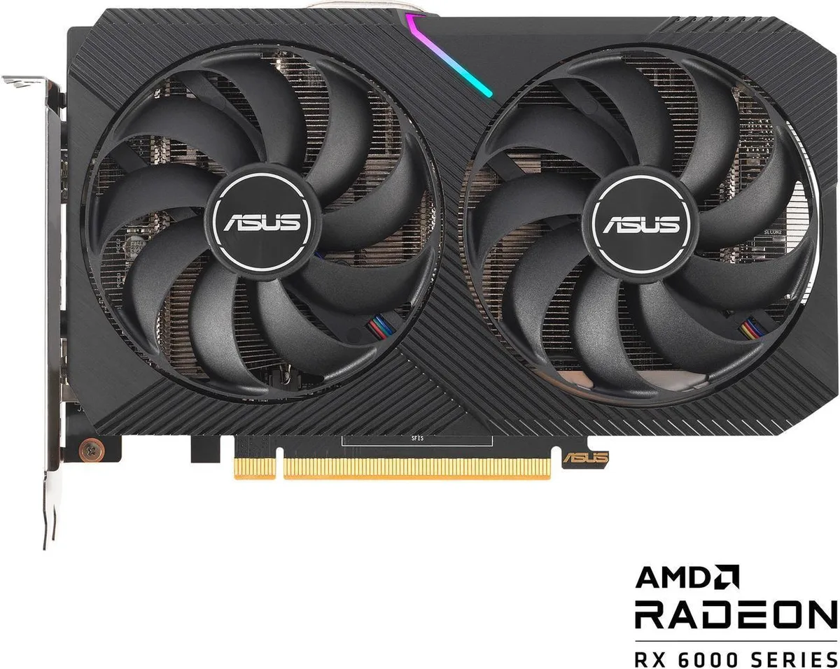 ASUS ASUS Dual Radeon RX 6500 XT 4GB graphics card — photo du produit