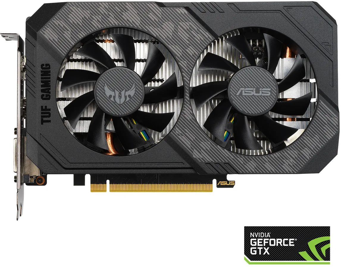 ASUS ASUS TUF-GTX1660TI-O6G-EV GeForce GTX 1660 Ti 6GB graphics card — product photo