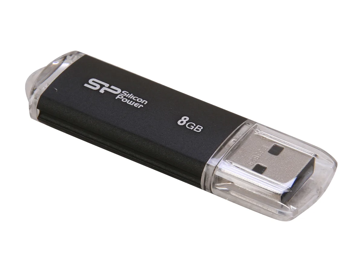 Silicon Power Silicon Power SP008GBUF2M01V1K 8GB USB 2.0 flash drive — fotografia produsului