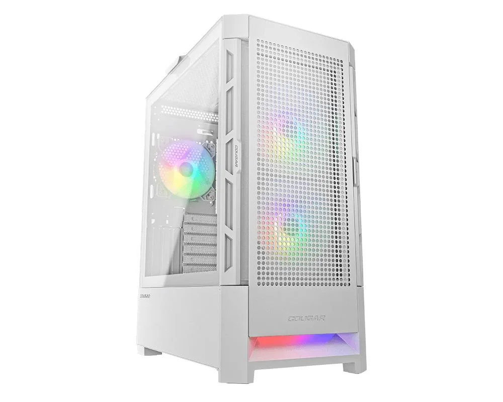 COUGAR COUGAR Airface RGB White Mid Tower PC Case — photo du produit