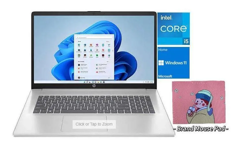 HP HP 17-cn3053cl laptop Intel Core i5-1335U 20GB RAM 1TB SSD 17.3" FHD Silver — product photo