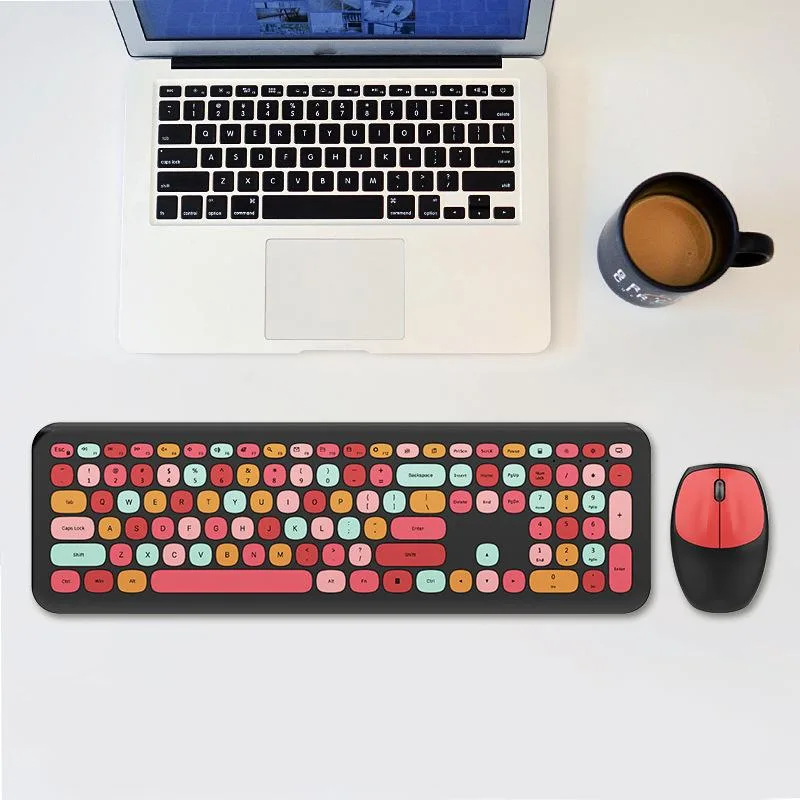 eForChina eForChina MOFii 666 110-Key Wireless Keyboard and Mouse Set Black — zdjęcie produktu