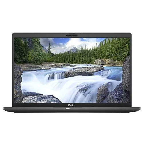 Silver Dell Latitude 7300 laptop, 13.3 inch screen, visible cosmetic wear