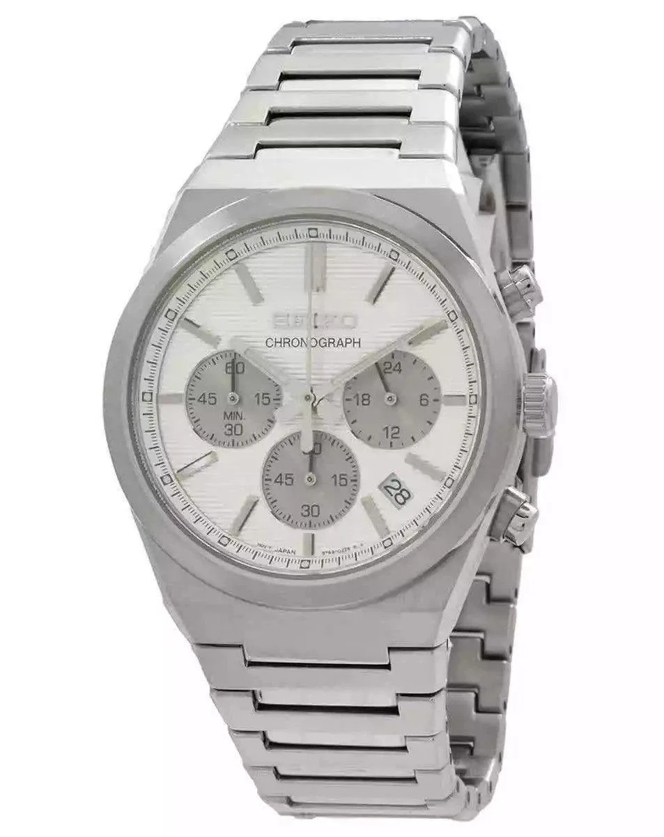 Seiko Seiko SSB451P1 Chronograph White Dial 40 mm 100 m — fotografia produsului