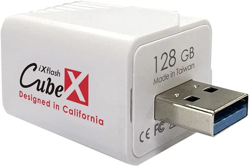 PIODATA PIODATA iXflash Cube 128 GB USB flash drive — 商品照片