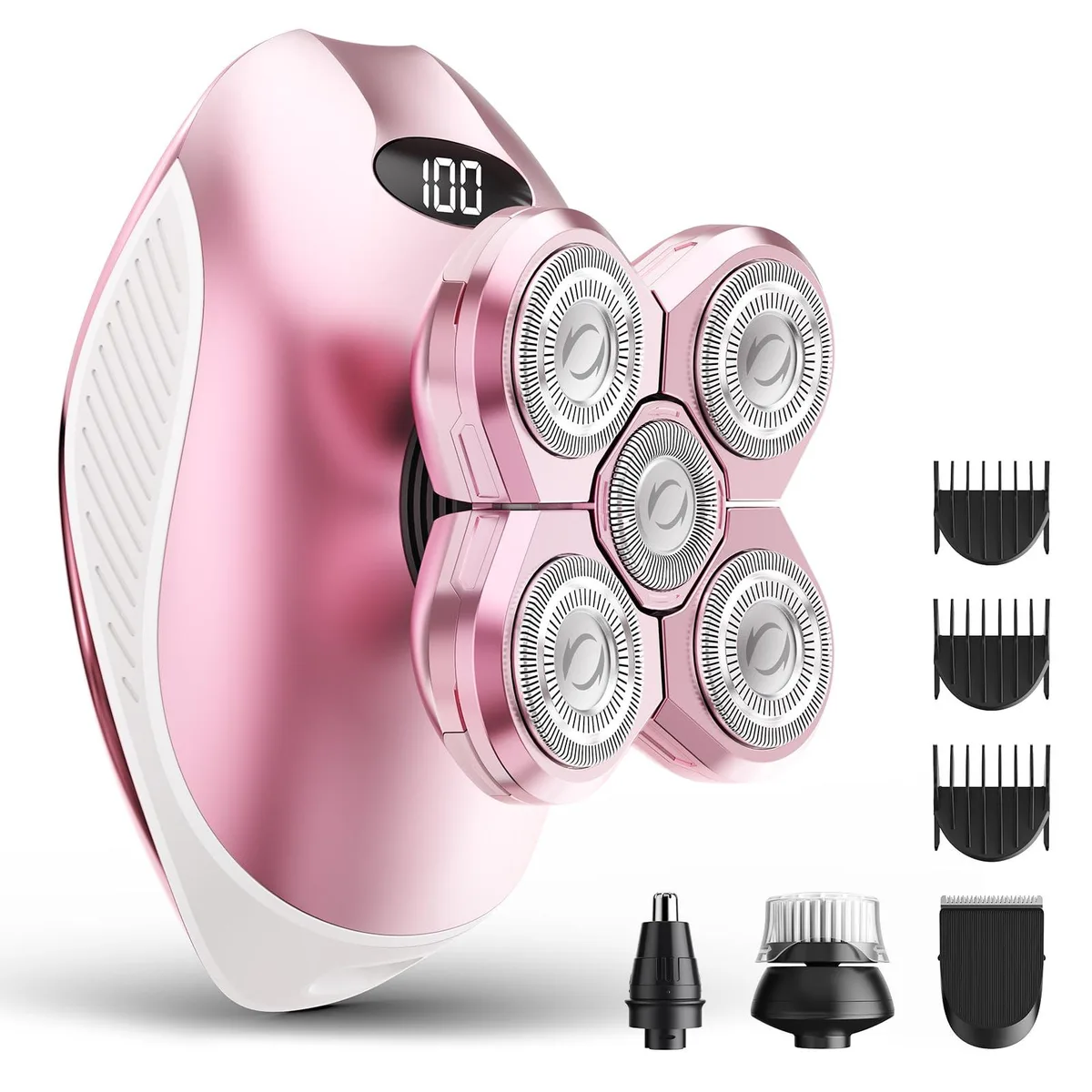 WEQOEE FK-8608 5-in-1 women's shaver, pink — product photo