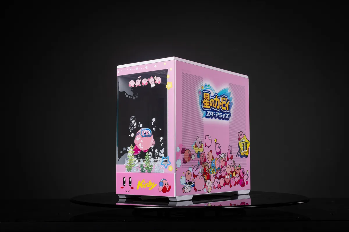 Corn Electronics Corn Electronics Bauhaus Micro-ATX ITX PC Case (Kirby) — photo du produit