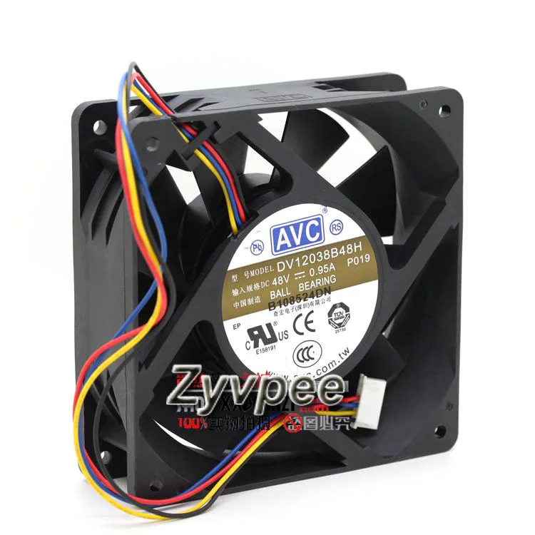 OEM Industries OEM Industries DV12038B48H 120mm 2 Ball 48V .95A 4 Pin Fan — fotografia produktu