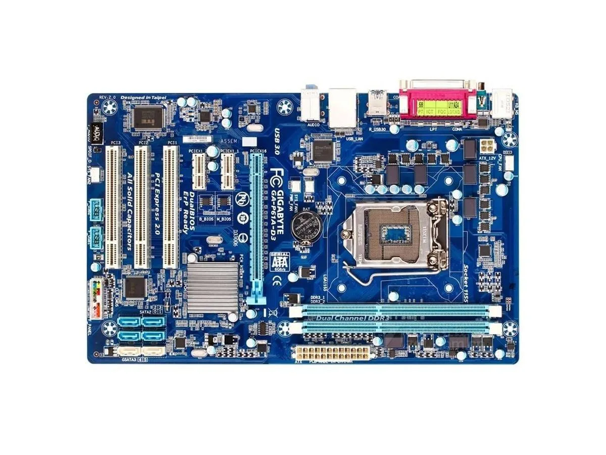 Gigabyte Communication Gigabyte Communication GA-P61A-D3 16GB LGA 1155 ATX Intel motherboard — product photo