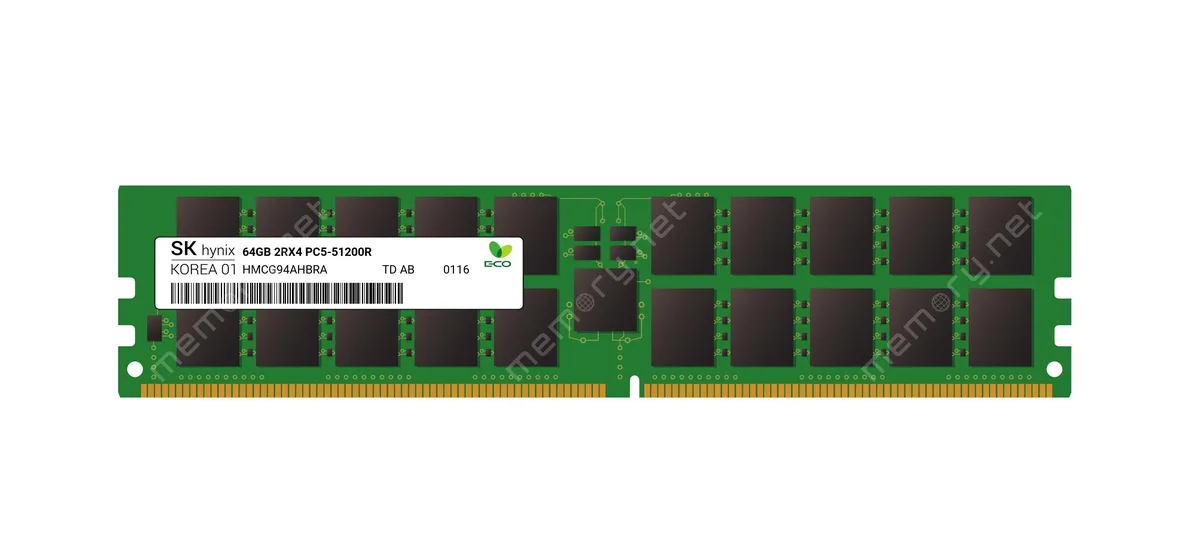 SK hynix SK hynix HMCG94AHBRA 64GB DDR5-6400MT/s 2Rx4 Registered DIMM server RAM — ภาพสินค้า