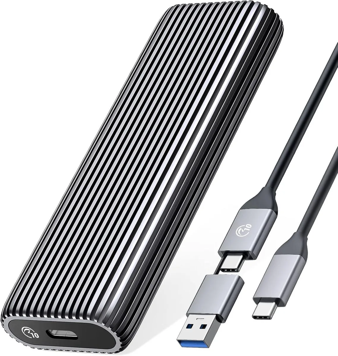 Orico Orico M.2 NVMe Drive Enclosure 10Gbps USB 3.1 Type-C Aluminum 2230-2280 — produktfoto