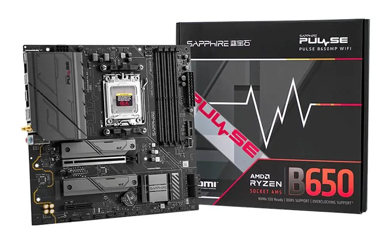 Sapphire Tech Sapphire Tech PULSE B650MP WIFI AMD motherboard — product photo