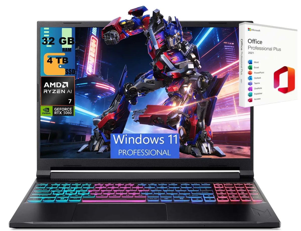Black Acer Nitro V 16 laptop closed, matte finish, 16 inch form factor