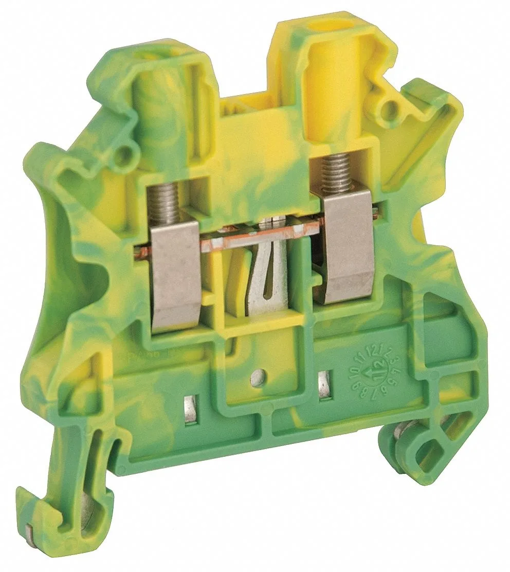 Schneider Electric Schneider Electric NSYTRV42PE Terminal Block Screw Clamp Grounding Black 10 26 1.88 .24 — снимка на продукта