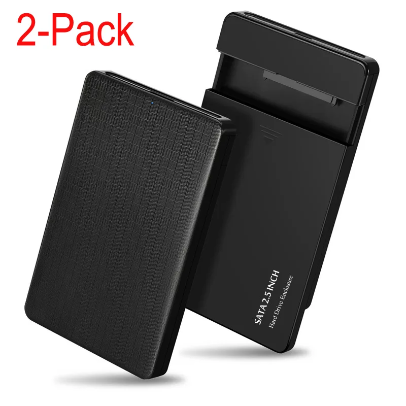LUOM LUOM E39 2.5" SATA portable hard drive enclosure 2-pack — 제품 사진