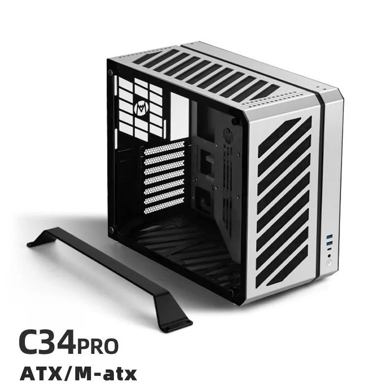 Mechanic master Mechanic master C34 Pro EATX Aluminium Case Silver — photo du produit