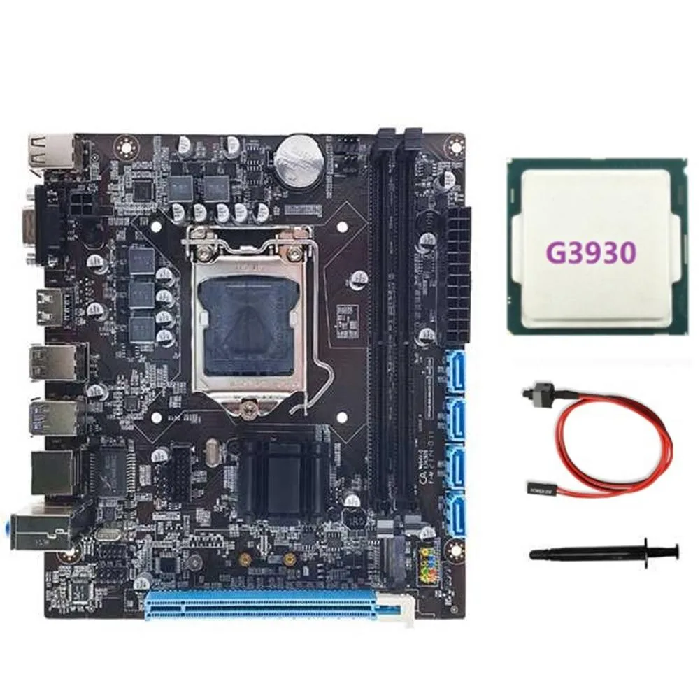 YINGHUA YINGHUA H110 Server Motherboard LGA1151 DDR4 + G3930 CPU — fotografija izdelka
