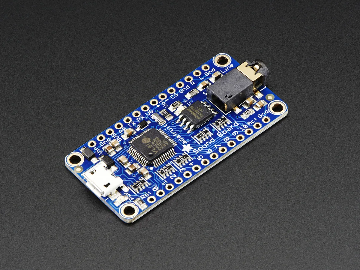 Adafruit Adafruit Audio FX Sound Board WAV/OGG Trigger 16MB Flash 11 Triggers — produktbilde