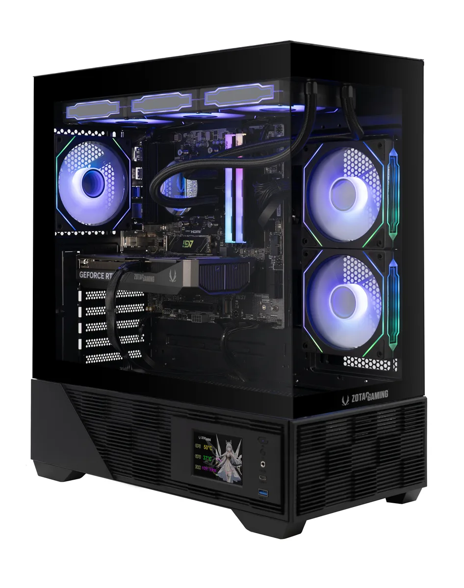 ZOTAC ZOTAC MEK5062A9700XBR3 Gaming PC Ryzen 7 9700X RTX 5060 Ti 16GB 32GB DDR5 1TB NVME — product photo