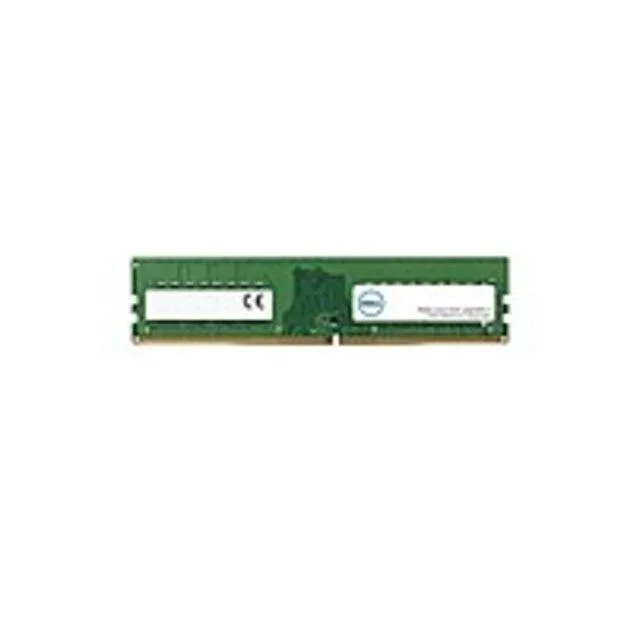 Green printed circuit board with black memory chips and gold edge connectors