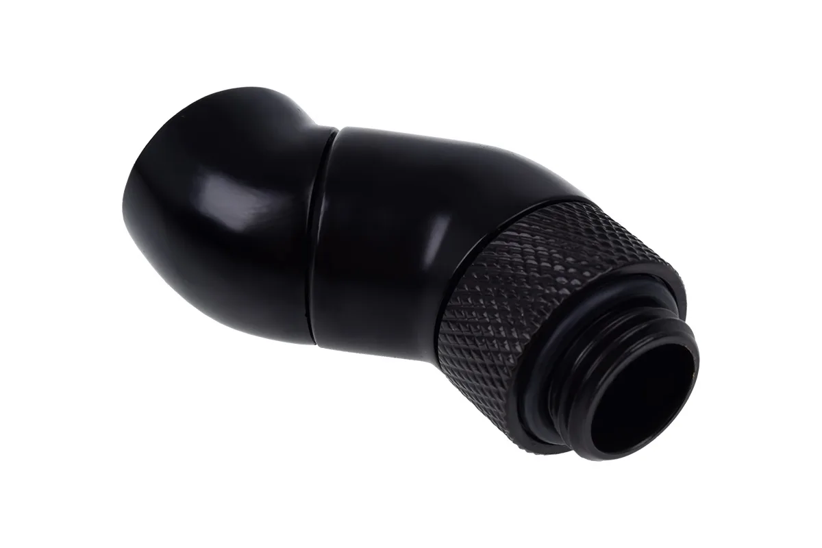 Alphacool Alphacool 1011179 G1/4" Dual Rotary 45° Adapter Fitting Black — صورة المنتج
