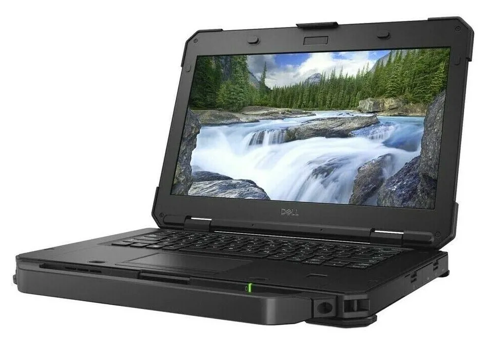 Rugged Dell Latitude 5420 laptop, matte grey chassis, 14.0 inch non-touch display