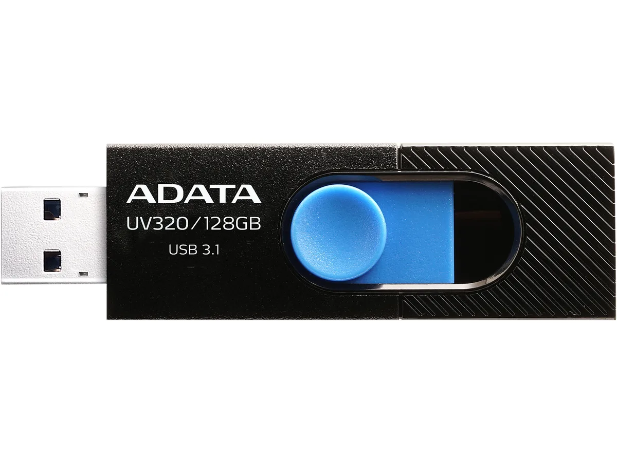 ADATA ADATA UV320 128GB USB 3.1 Flash Drive AUV320-128G-RBKBL — 제품 사진
