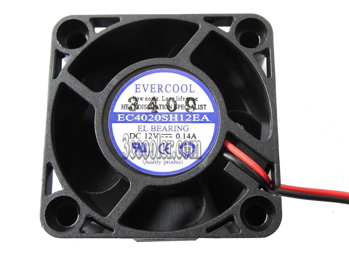 OEM Industries OEM Industries EC4020SH12EA 40*20mm 12V .14A 2 Pin Fan — fotografia produktu