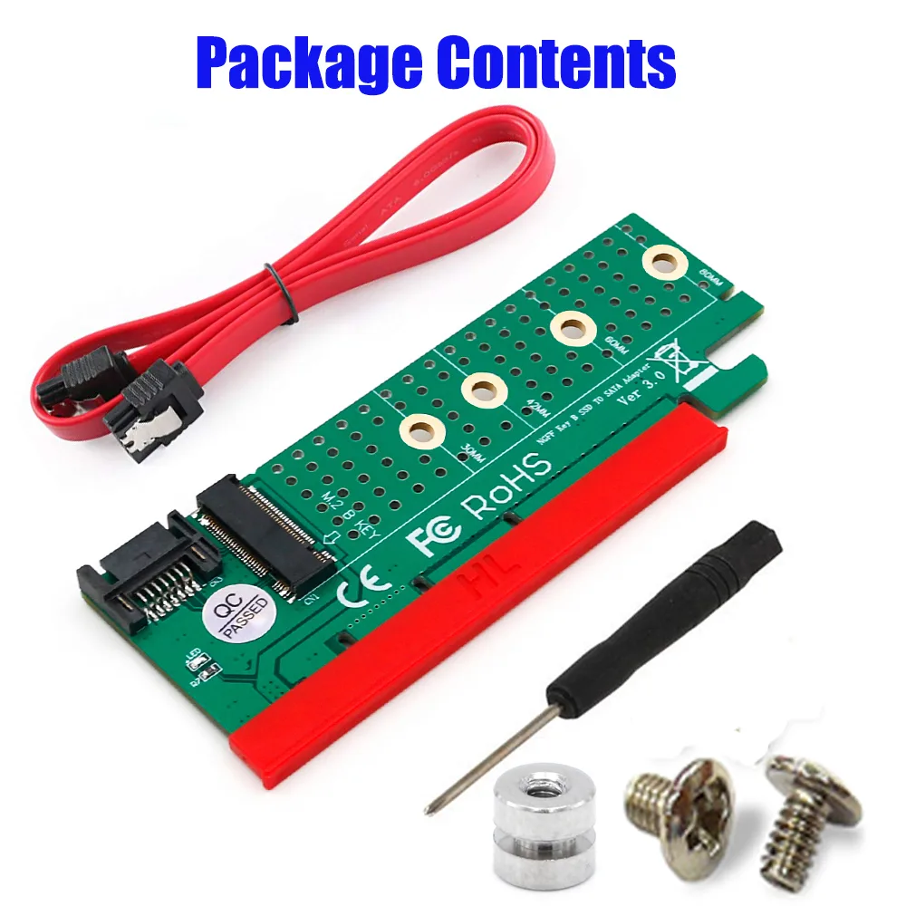 Shenzhen Aimilai Technology Co.Ltd. Shenzhen Aimilai Technology Co.Ltd. M.2 B-key SATA to eSATA Adapter 2230-2280 — product photo