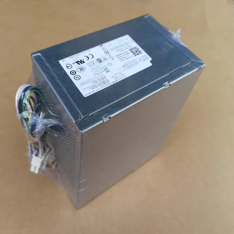 New KHACHIMO 290W ATX power supply unit, matte black metal casing with cooling fan and cable bundle