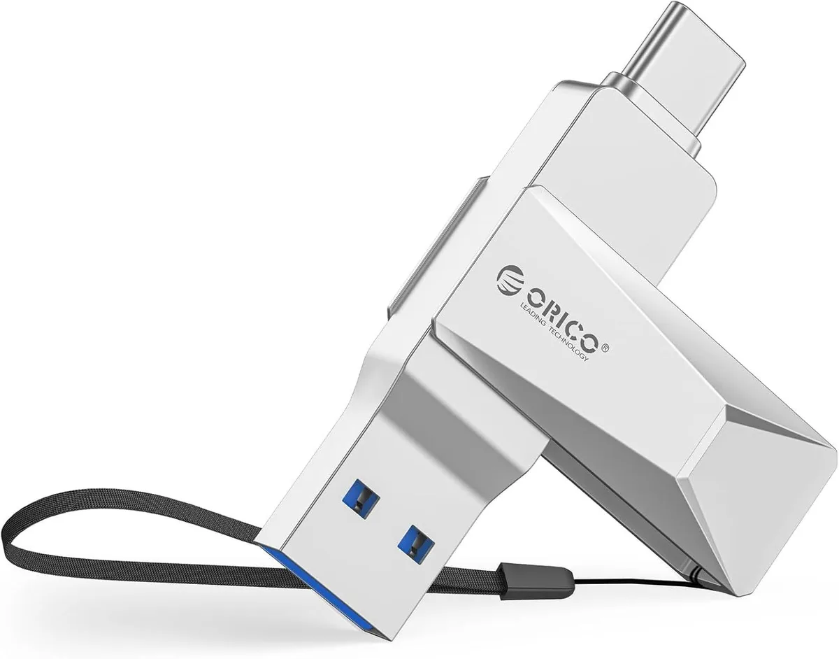 Orico Orico CB05 64GB USB 3.0 dual connector flash drive silver — 제품 사진