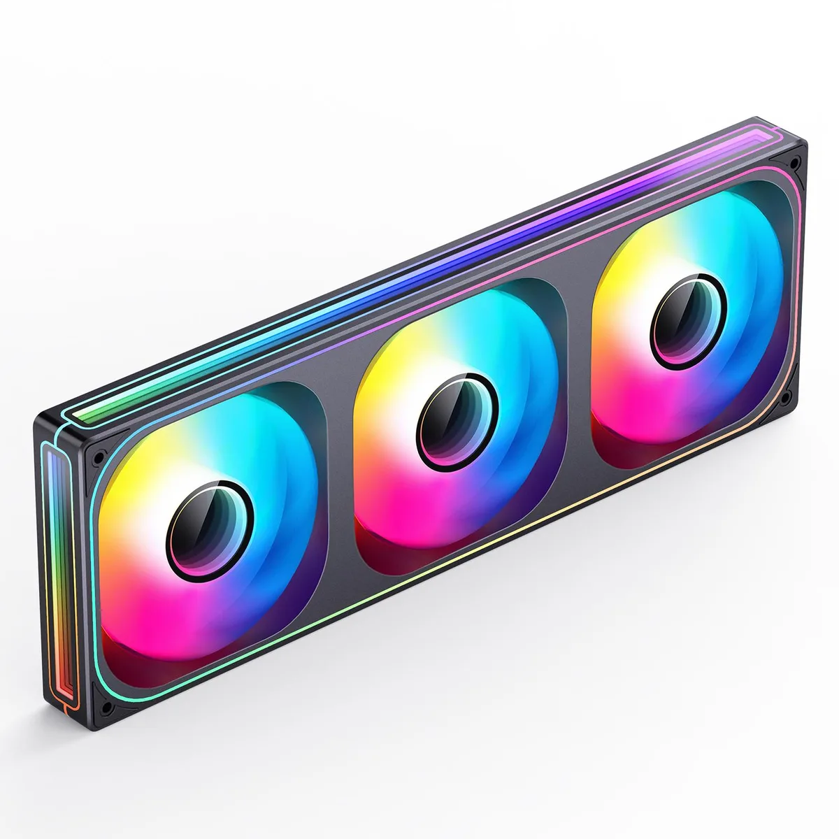 JONSBO JONSBO ZB-360B 3x120mm ARGB case fan 28mm black — product photo