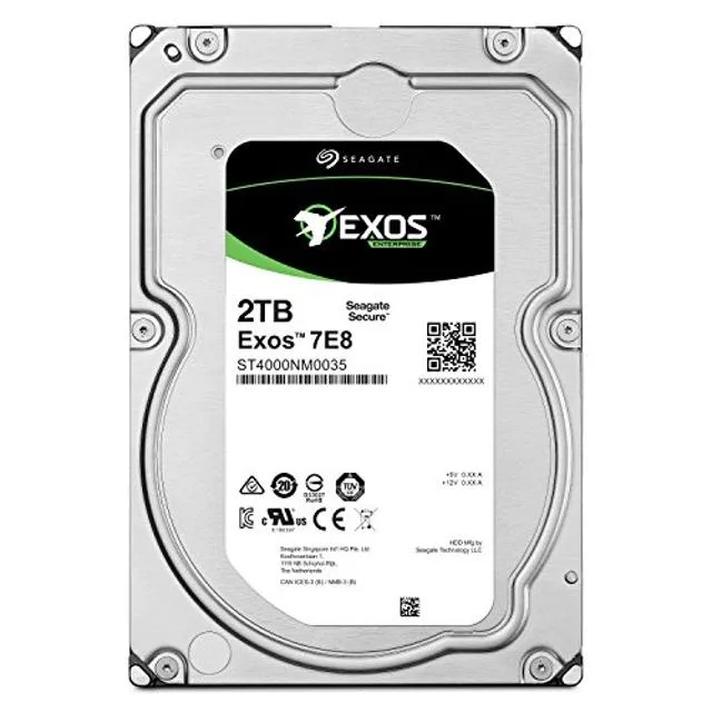 Seagate Seagate ST2000NM0055 2TB 7200RPM 128MB 3.5" SATA Enterprise internal hard drive — foto del producto