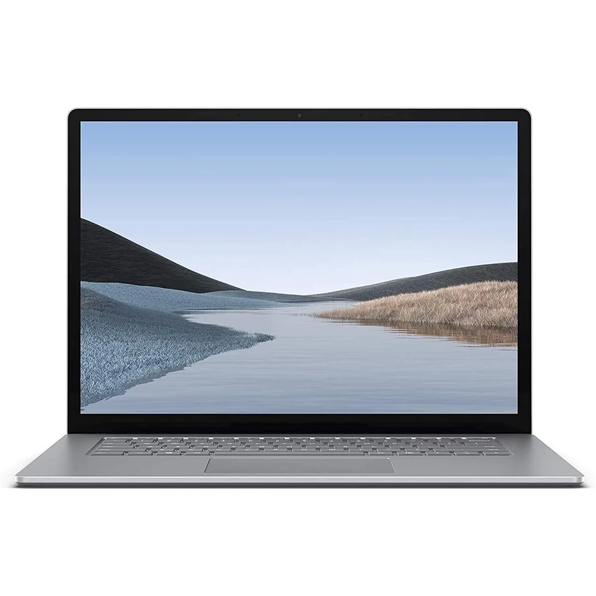 Platinum 15 inch touchscreen laptop with silver finish