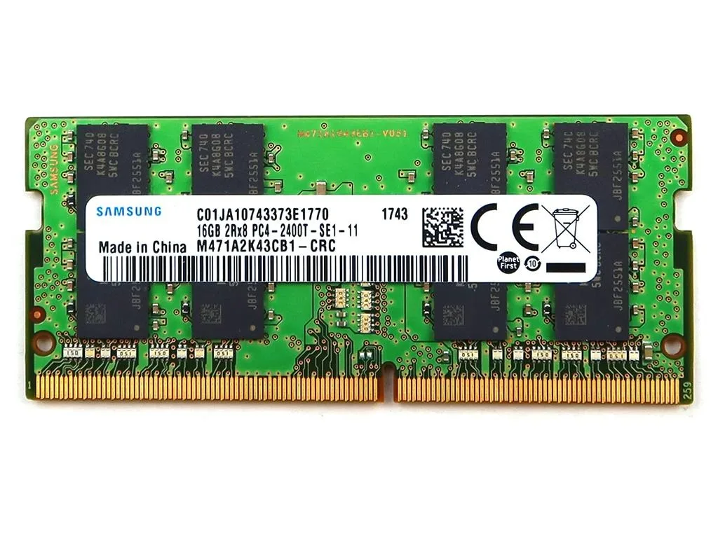 SAMSUNG SAMSUNG M471A2K43CB1-CRC_UA 16GB DDR4 SO-DIMM 2400MHz CL17 1.2V laptop RAM — produktbild
