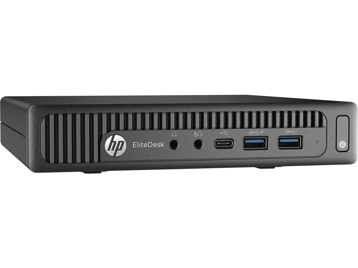 HP HP 19VFHPDT0061 EliteDesk 800 G2 Mini desktop PC, Core i5-6500T 2.5GHz, 8GB DDR4, 128GB SSD, Windows 10 Pro — preces foto