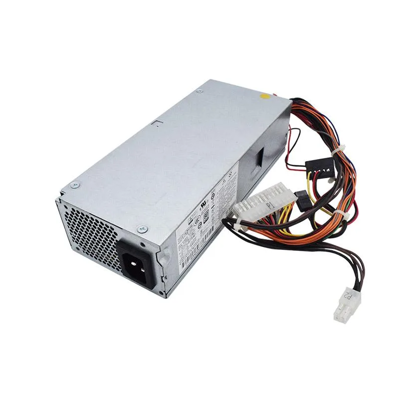 Compact silver power supply unit with 24+4 pin connector