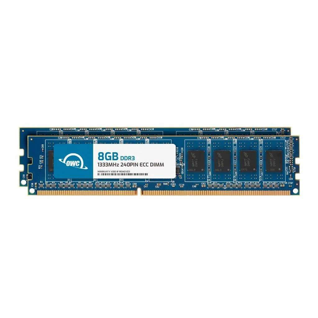 Two black 240-pin DDR3L UDIMM modules in a kit