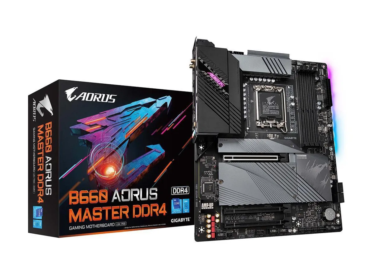 GIGABYTE GIGABYTE B660 AORUS MASTER DDR4 Intel motherboard — toote foto