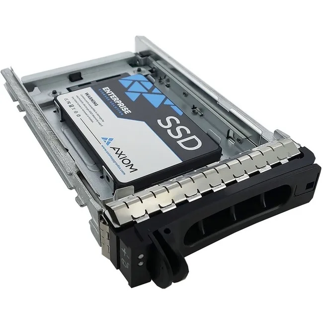 Silver 3.5 inch SATA enterprise SSD with label