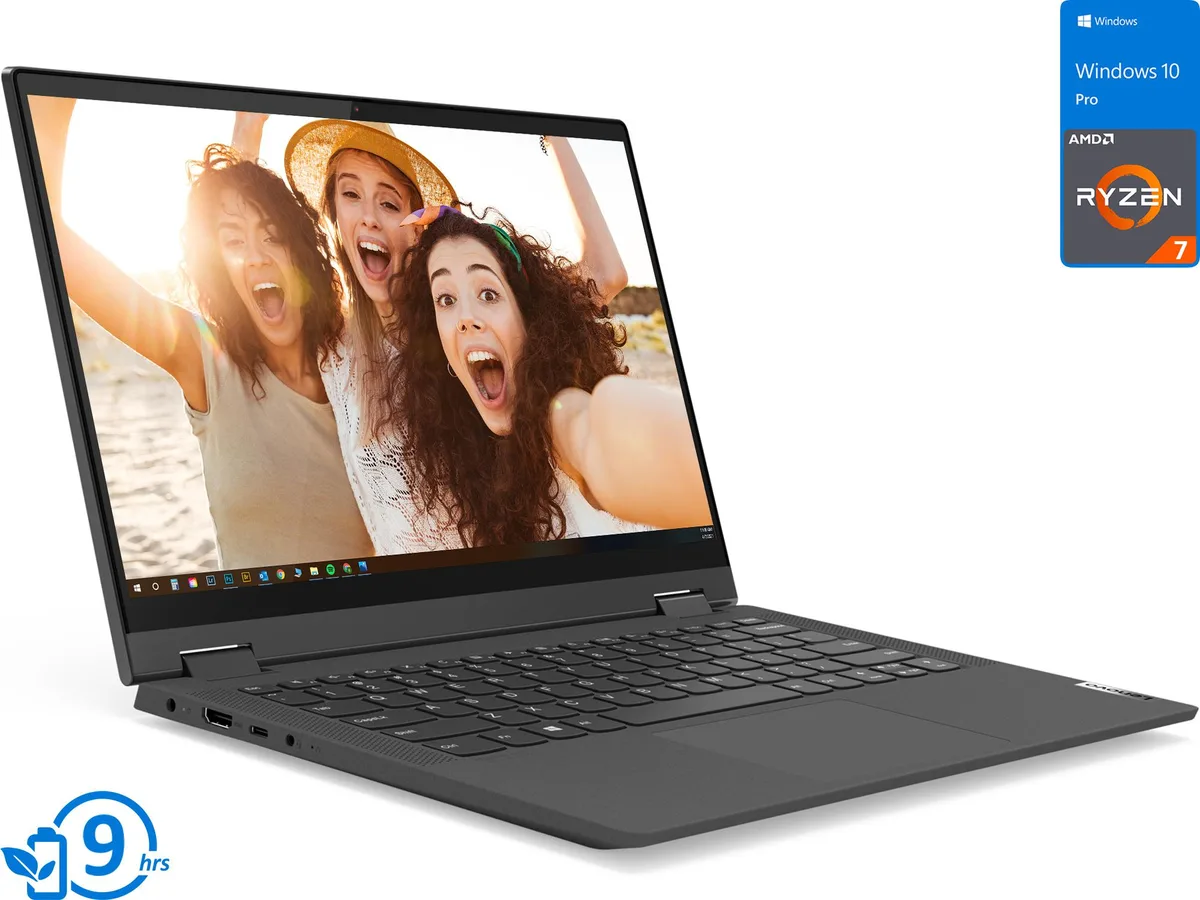 Lenovo Lenovo Flex 5 2-in-1 14" AMD Ryzen 7 4700U 8GB 2TB NVMe DDR4 Radeon Vega 6 Windows 10 Pro — photo du produit