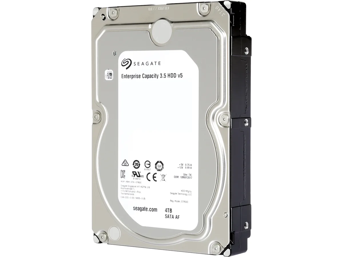 Silver 3.5-inch internal hard drive bare unit