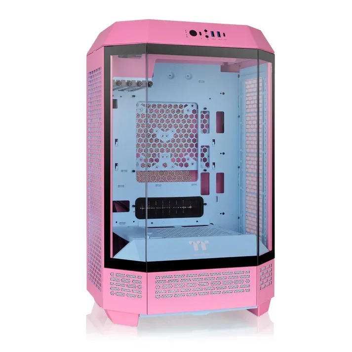 Thermaltake Thermaltake Tower 300 Bubble Pink Micro-ATX Case CA-1Y4-00SAWN-00 — product photo