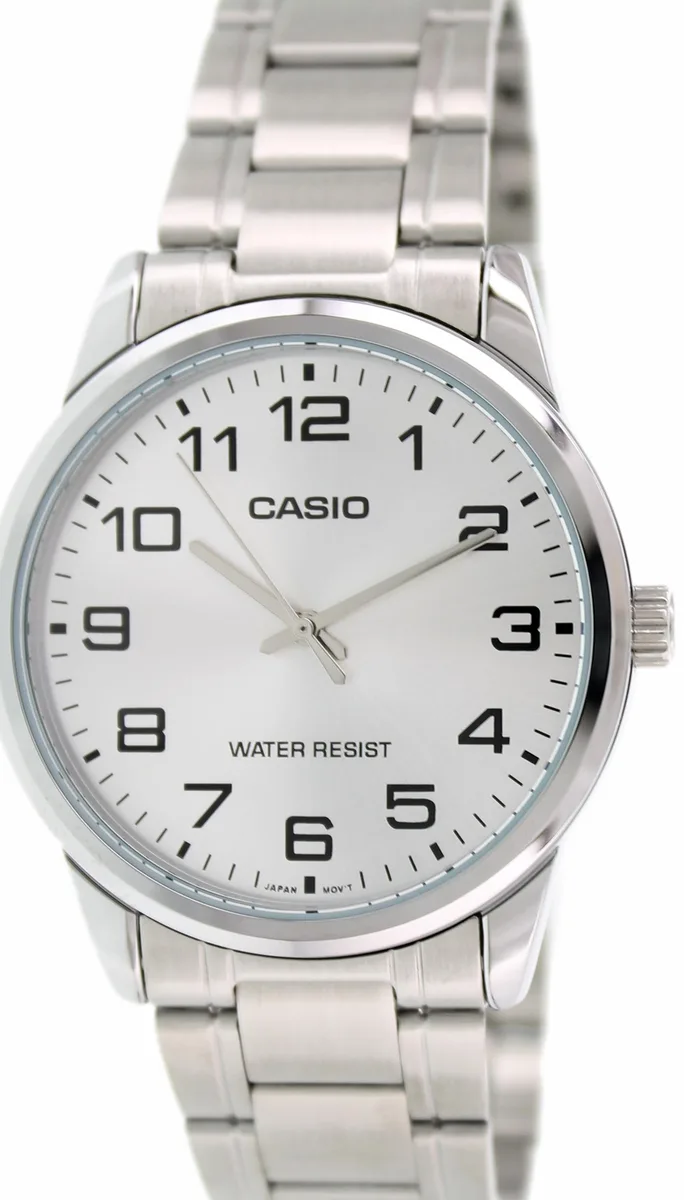 CASIO CASIO MTPV001D-7B Silver Stainless Steel Quartz Watch — produktbilde