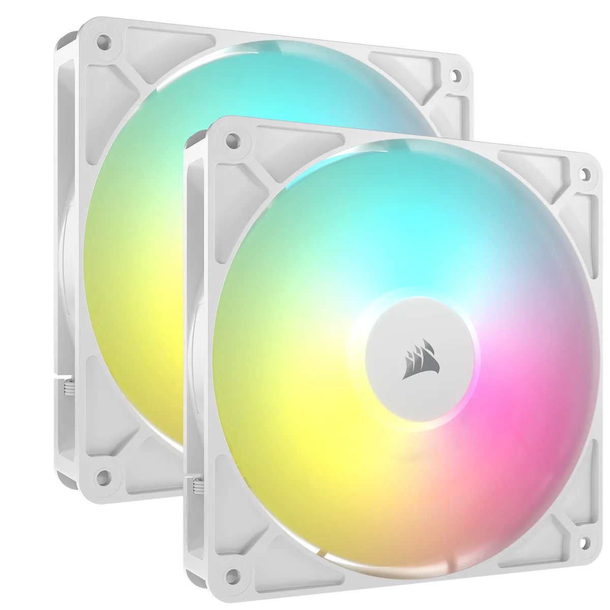 Corsair Corsair CO-9050187-WW RS140 ARGB 140mm case fan dual pack white — photo du produit
