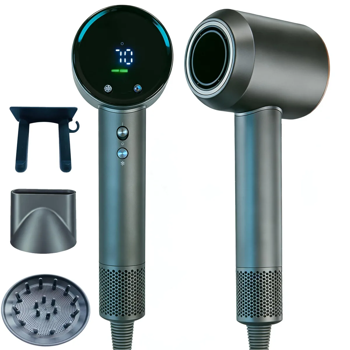  STFF F28 hair dryer 1400W 110000RPM 59dB 453g — product photo